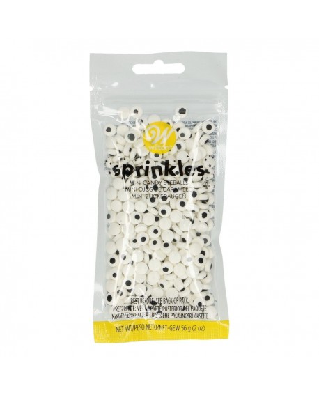 Dekoracja Wilton cukrowe oczy 7 mm