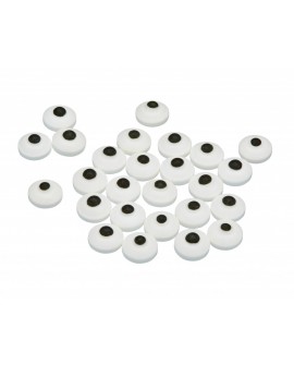 Dekoracja Wilton cukrowe oczy 10 mm