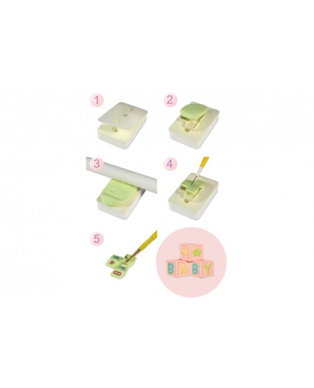confectionery accessory JEM Pop It 5,5 x 4 cm and 3,6 x 2,7 cm 2 pcs
