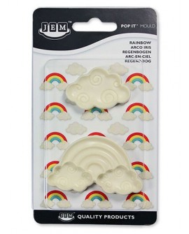 JEM Pop It Rainbow and Cloud mold