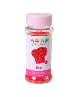 FunCakes cukorgyöngy piros 80 g