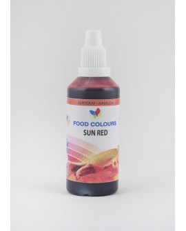 Barwnik do aerografu CZERWONY SŁONECZNY 60 ml Food Colours