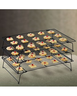 Kratka do studzenia ciasteczek Wilton 3 POZIOMOWA 40x25 cm