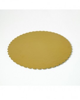 Silná zlatá podložka pod dort 28 cm