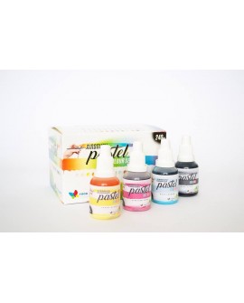 Barwniki do aerografu FC PASTELOWY ZESTAW STARTOWY 12 x 20 ml