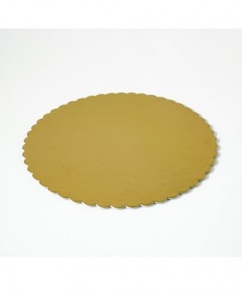Podkład pod tort złoty gruby 32 cm