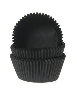 cupcake kapszlik House of Marie fekete mini 60 db