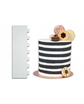 Skrobka dekoracyjna PME PASKI akryl 25 cm Stripes Skrobka dekoracyjna PME PASKI akryl 25 cm Stripes