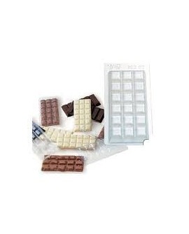 Silikonform Schokoladentafel 5 Stk.