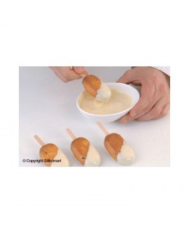 Silikonform Silikomart Eis Mini Classic 4 Mulden Silikonform Silikomart Eis Mini Classic 4 Mulden