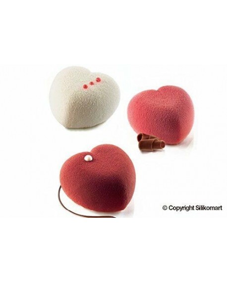 Silikonform 3D AMORINI 65 mm Silikomart 8 Schlitze