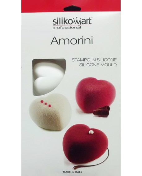 Forma silikonowa 3D AMORINI 65 mm Silikomart 8 gniazd monoporcje