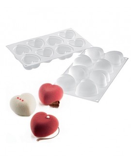 Silikonform 3D AMORINI 65 mm Silikomart 8 Schlitze