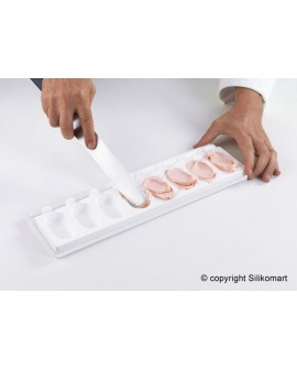 Silikonform Eiscreme MINI Classic 8 Schlitze Silikomart
