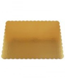 Podkład pod tort złoty gruby prostokąt 36x46 cm