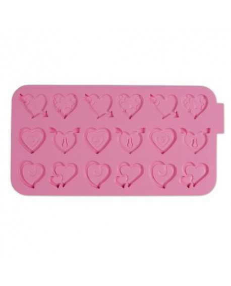 Stadter szilikonforma – Hearts 6 Patterns