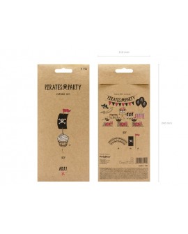 Owijki i toppery PIRACI 6 szt.