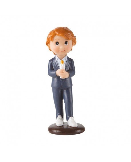 tortafigura Fun Cakes boy with candle 10 cm