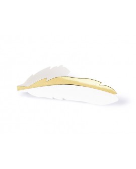 tabliczki / winietki PartyDeco piórko 10 ks