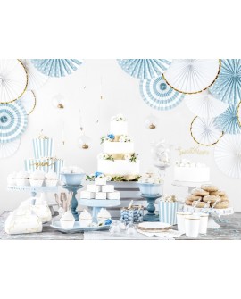 Talerzyki JASNE RÓŻOWE 6 szt. 18 cm