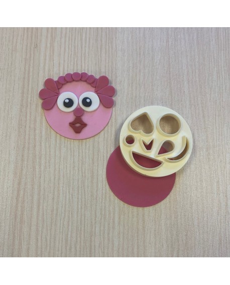 вырубка FMM Mix and Match Funny Faces 6 cm