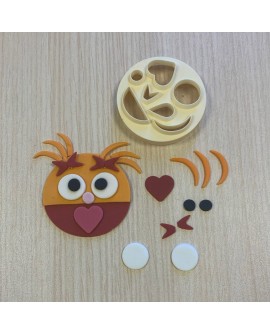 Ausstecher FMM Mix and Match Funny Faces 6 cm