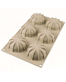 Forma silikonowa 3D Silikomart MINI GOCCIA 6 gniazd monoporcje