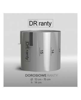 Rant regulowany OKRĄGŁY 13 - 31 cm, wys. 7 cm do pieczenia