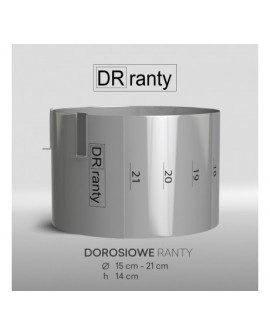Rant RD okrągły 15 - 21 cm z podziałką Wys. 14 cm