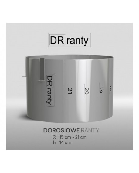 регульоване кільце Dorosiowe Ranty круглий 21 cm 15-21 cm