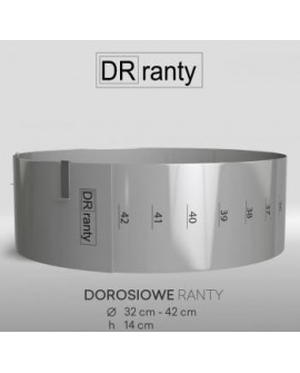 állítható tortagyűrű Dorosiowe Ranty kerek 42 cm 31-42 cm