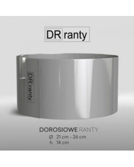 Rant regulowany OKRĄGŁY 13 - 31 cm, wys. 7 cm do pieczenia