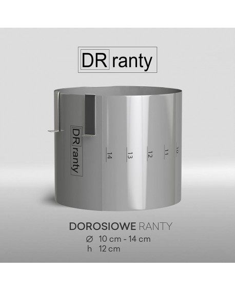 nastaviteľný ráfik Dorosiowe Ranty okrúhly 14 cm 10-14 cm