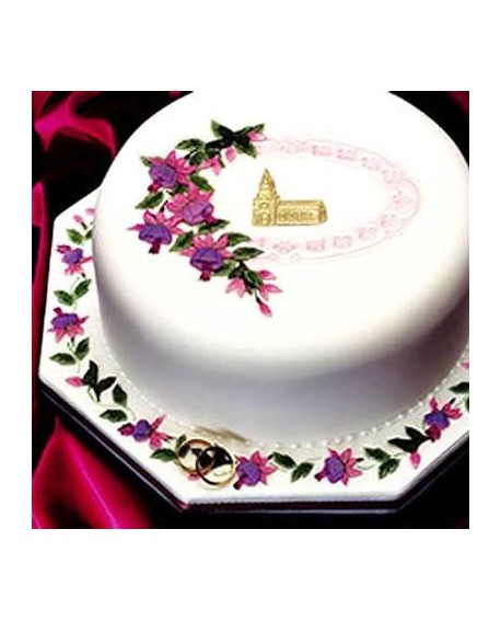 Wykrawaczka Patchwork Cutters Kwiatowa koronka i fuksja, 11 elem.