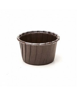 Papilotki kubeczki BRĄZOWE 5 cm 80 szt