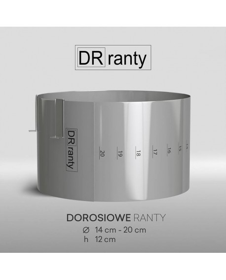 nastavitelný ráfek Dorosiowe Ranty kulatý 20 cm 12 cm