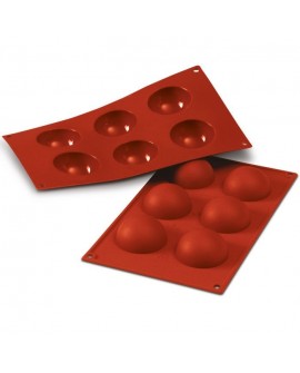 Forma silikonowa KULE 6 cm Półkule
