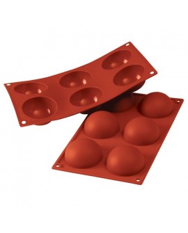 Forma silikonowa KULE 7 cm Półkule