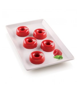silikonová forma Silikomart Donuty 1 oponki: 41 mm