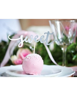 Pikery Toppery LOVE srebrne 6 szt.