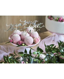 Pikery Toppery LOVE srebrne 6 szt.