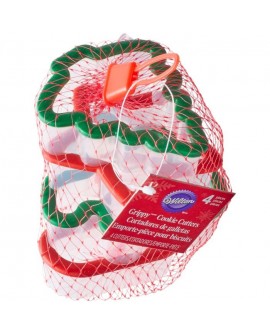 Foremka Wilton ZESTAW ŚWIĄTECZNY 4 szt choinka, gwiazdka, ciastek, skarpeta