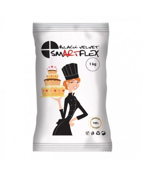 fondant Smartflex fekete 1 kg