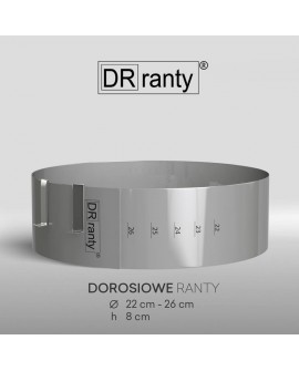 Rant RD NISKI 22 - 26 cm Wys. 8 cm
