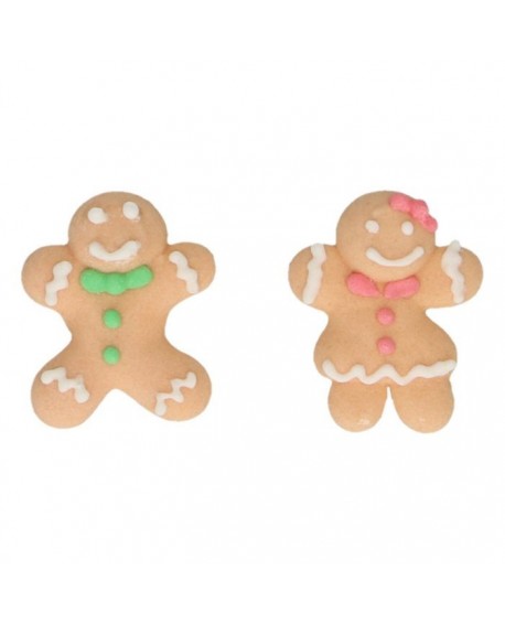 cukrové dekorace Fun Cakes CIASTKI (Piernikowe ludziki) 12 ks