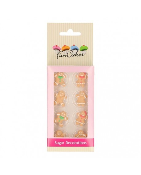 cukordekorációk Fun Cakes CIASTKI (Piernikowe ludziki) 12 db