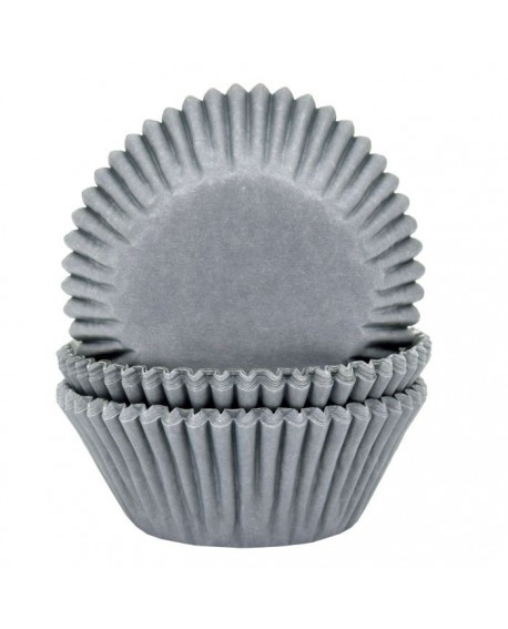 košíčky na muffiny a cupcakes House of Marie szare standardní cca 51 mm 50 ks