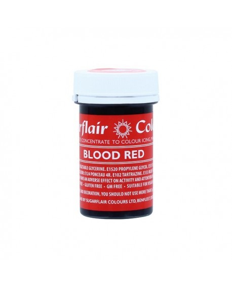 Barwnik Pasta Sugarflair KRWAWA CZERWIEŃ Blood Red