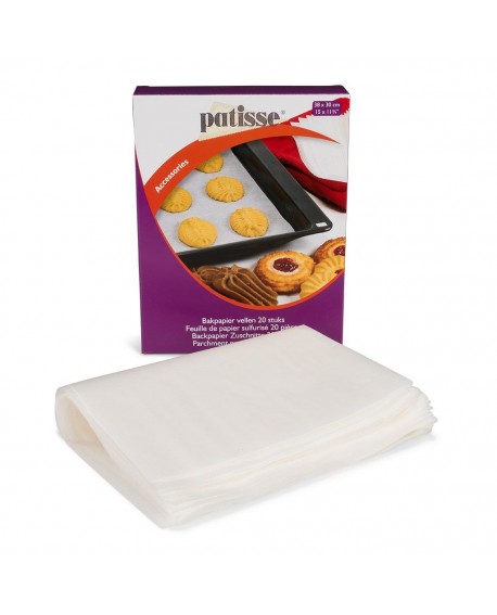 Papier do pieczenia 30x38 cm 20 arkuszy Patisse