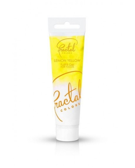 гелевий харчовий барвник Fractal лимонно-жовтий 30 g Yellow